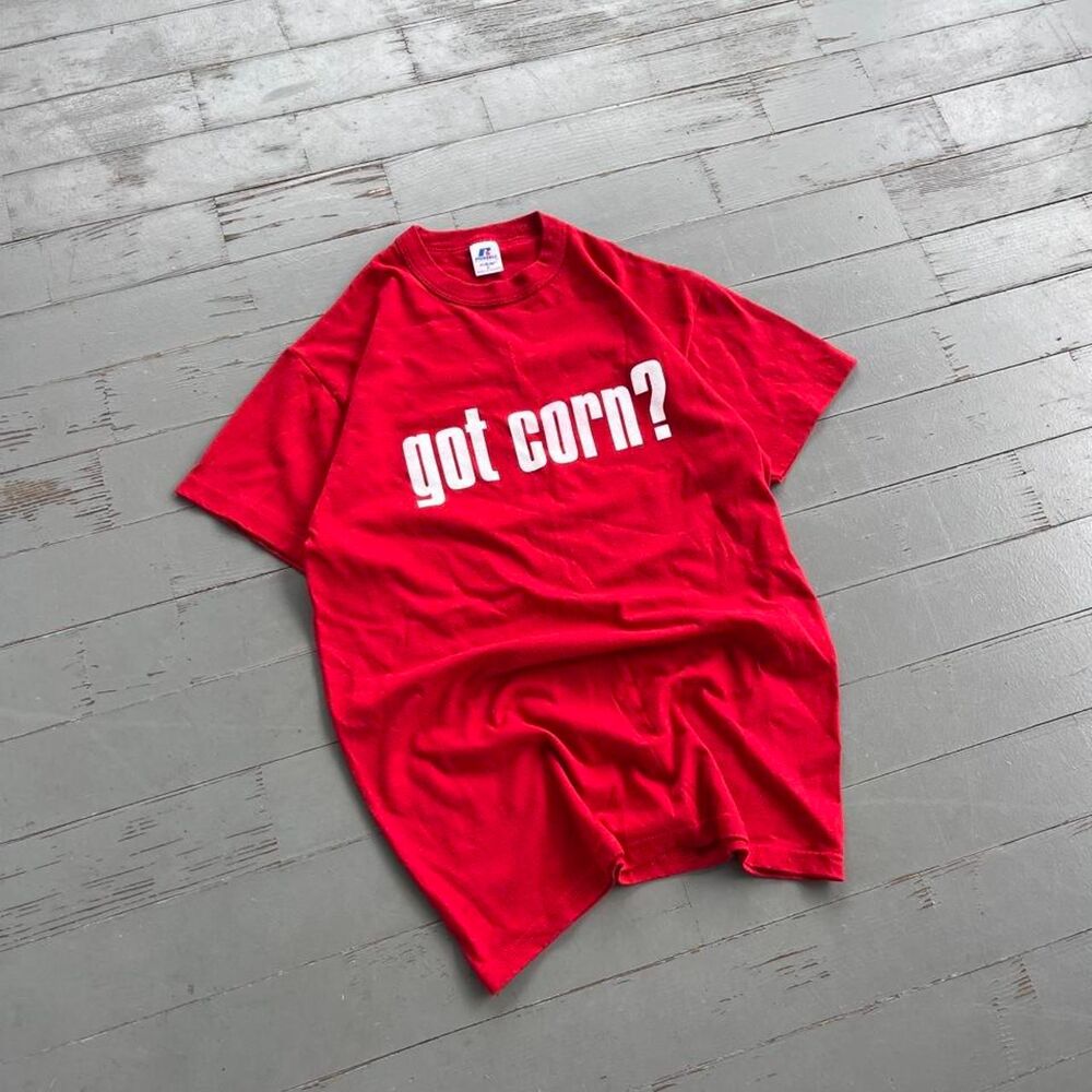 Vintage Russell Athletic Got Corn Graphic Tee